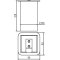 D�ksel til stolper | varmgalvaniseret | til 70 x 70 mm stolper | med fjederbelastet l�semekanisme | passer til jordfod, varenr. 470.10, til �bning med universaln�gle, varenr. 470.40